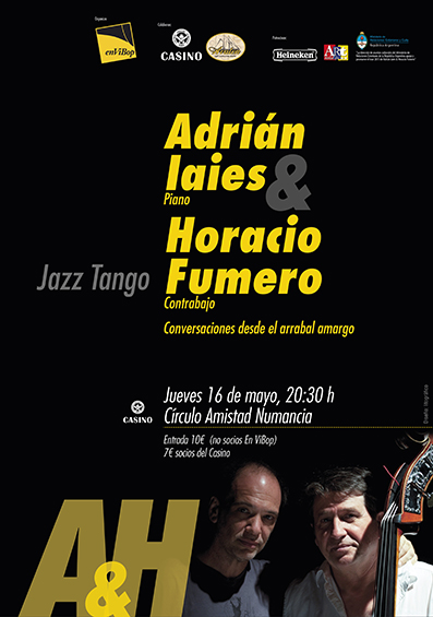 cartel Adrián Iaies & Horacio Fumero P